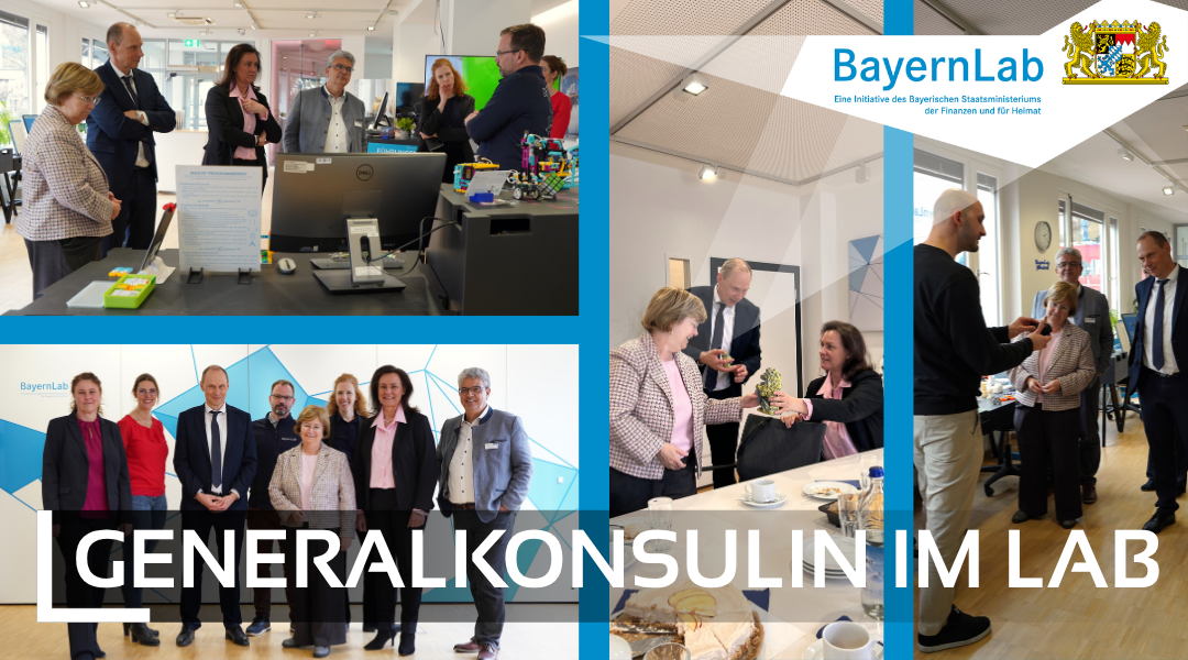 3 Fotos, mit mehreren wichtigen Personen u.a. Präsident des LDBV Daniel Kleffel und der israelischen Generalkonsulin Talya Lador-Fresher